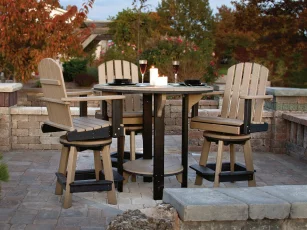 Canova Beach Swivel Pub Set
