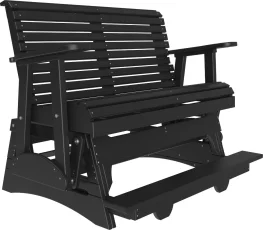 Black Cape Lookout Loveseat Balcony Glider