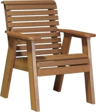 Antique Mahogany Cape Lookout Patio Chair