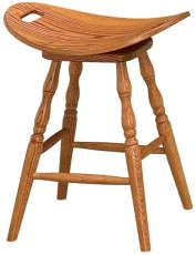 Catalonian Swivel Stool in Oak