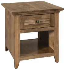 Brown Maple Side Table