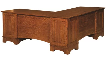 Mission Corner Desk Back