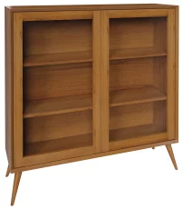 Churubusco Glass Bookshelf