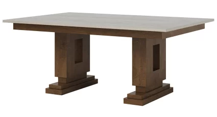 Clairton Double Pedestal Table
