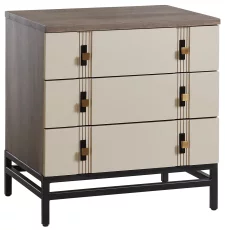 Brown Maple Modern Nightstand