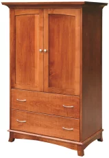 Modern Hardwood Wardrobe Armoire