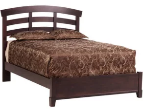 Darien Contemporary Slat Bed