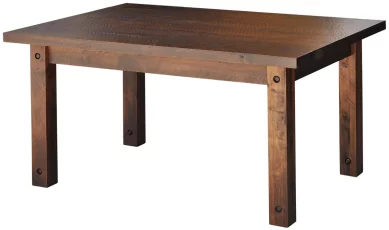 Rough Sawn Dining Leg Table