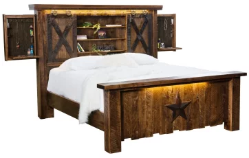 Optional Jewelry Pullouts in Headboard