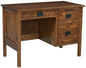 Esto Student Desk - mission styling and hardwood
