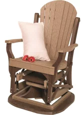 Figi Poly Lumber Patio Swivel Glider