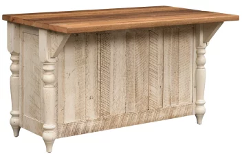 Rustic Barnwood Kitchen Island