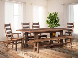 Gonzales Barnwood Dining Set image 1