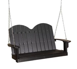 Black Green Bay Outdoor Swing