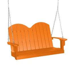 Orange Green Bay Outdoor Swing
