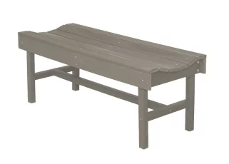 Light Gray Green Bay Park Bench