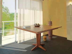Butterfly Leaf Amish Dining Table