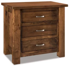 Harper Wide 3-Drawer Night Table