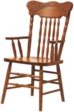 Oak Pressback Dining Chair