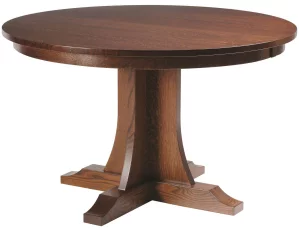 Oak Pedestal Table