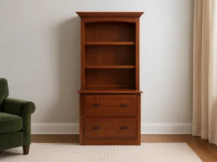 Irvine Lateral File with Bookcase