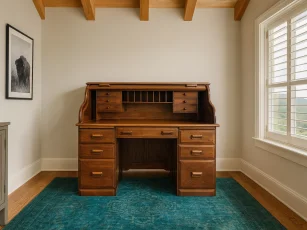 Journalist's Roll Top Desk