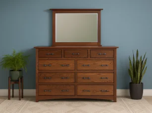 Livonia Large Mirrored Dresser