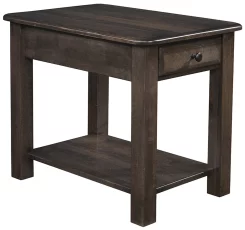 Transitional Wooden Side Table