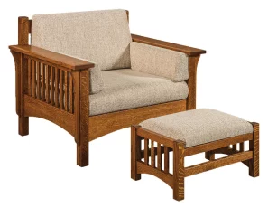 McHenry Footstool and Chair
