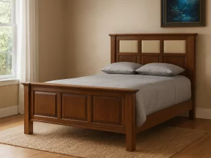 Montgomery Bed With Upholstered Panels