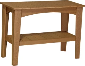 Antique Mahogany New Guinea Outdoor Buffet Table