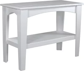 White New Guinea Outdoor Buffet Table