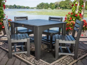 Square Outdoor Dining Set