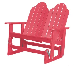 Pink Odessa Double Adirondack Glider