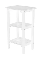 White Odessa Outdoor High Side Table