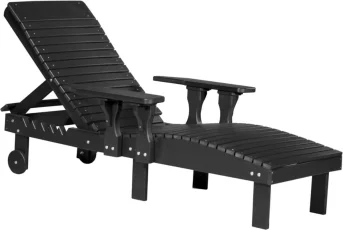 Black Pigeon Point Poly Lounge Chair