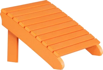 Tangerine Rockaway Adirondack Footrest