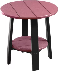 Cherrywood and Black Rockaway Outdoor Side Table