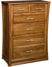 Our Rosewood Chest of Drawers shown in Quartersawn White Oak.