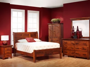 Roswell Rustic Bedroom Furniture Set