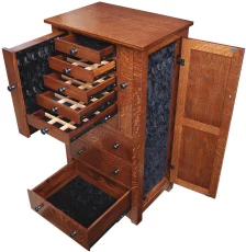 Shown in Quartersawn White Oak