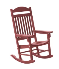 Cherry Wood Santorini Outdoor Rocker