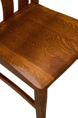 Scooped seat with beveled edge
