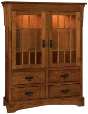 Scotland Bookcase with Drawers
