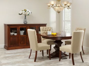 Shown with Sedalia Pedestal Table