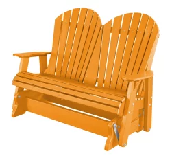 Bright Orange Sidra Outdoor Double Glider