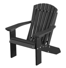 Black Sidra Child's Adirondack Chair