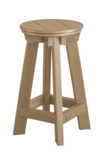 Weathered Wood Sidra Outdoor Bar Stool