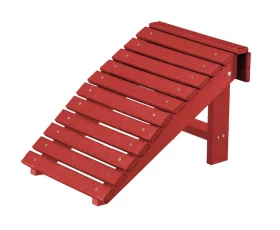 Cardinal Red Sidra Outdoor Folding Footstool