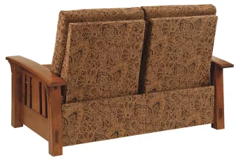 Amish Made Fabric Love Seat